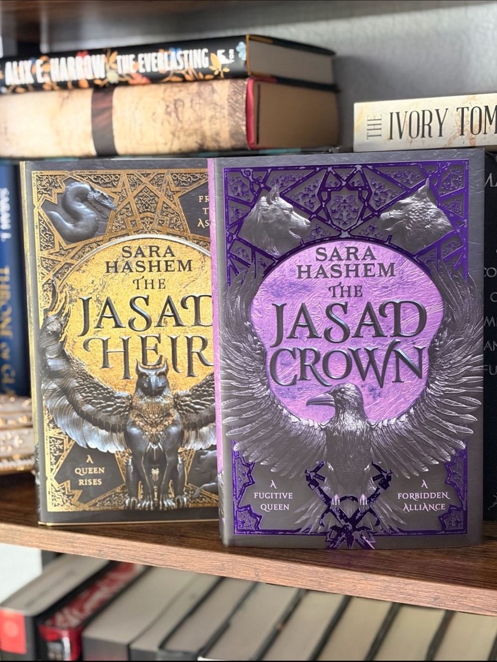 Sara Hashem The Jasad Crown and Jasad Heir Illumicrate signed special edition